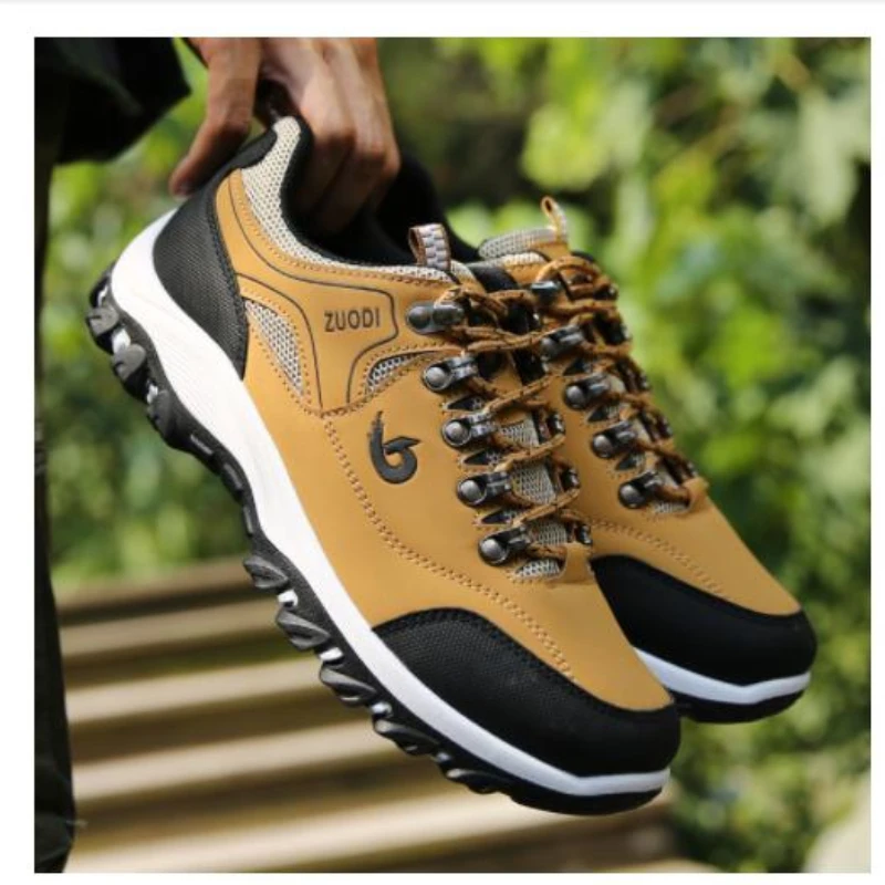 

Outdoors Sneakers Waterproof Men's shoes New Brand Fashion Men Combat Desert Casual Shoes Zapatos Hombre Big Size 2023