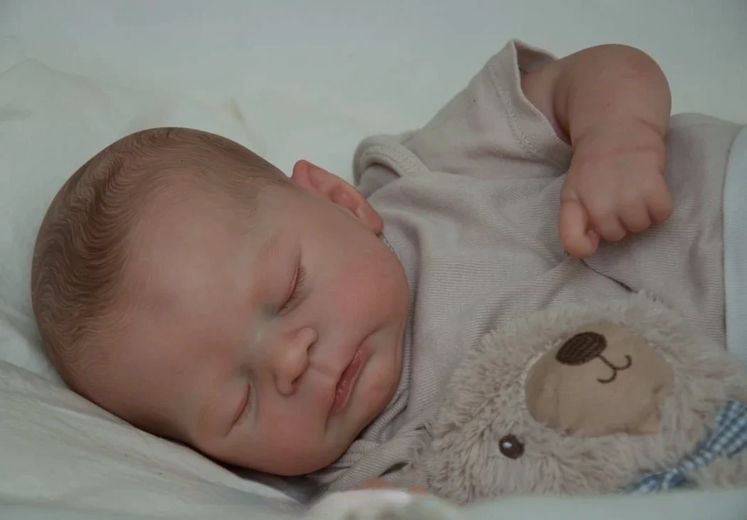 Кукла реборн мягкая на ощупь комплект из 21 дюйм незавершенная Неокрашенная кукла