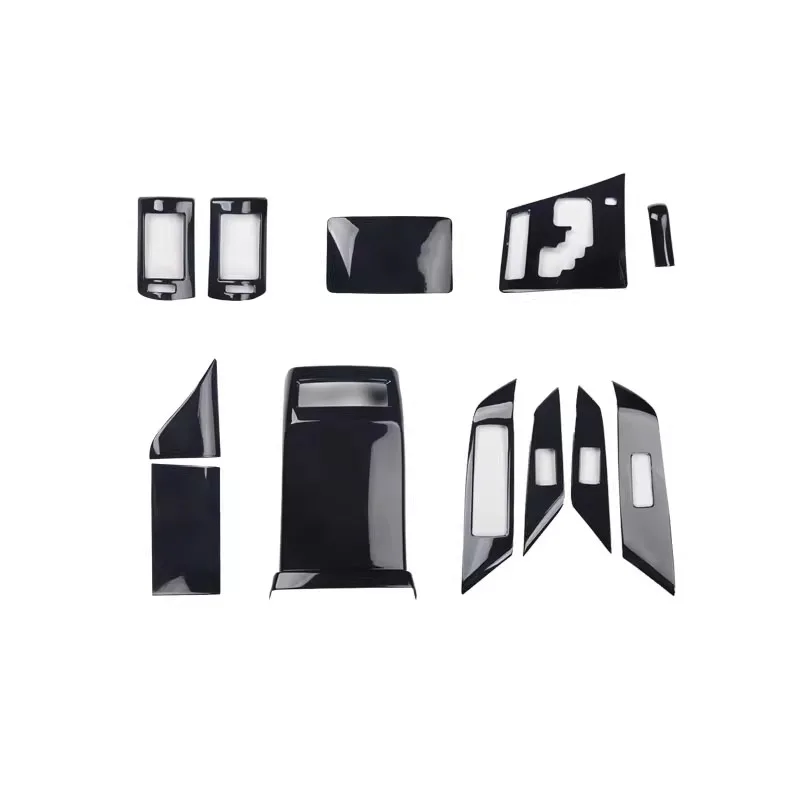 Фото LHD для Lexus RX RX270 350 450h 2009-2014 пластиковые глянцевые черные стильные декоративные аксессуары для внутренней двери, накладки на шестерни №4