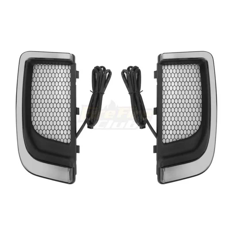 

Светодиодные ходовые огни для мотоцикла, обтекатель указателя поворота, нижние решетки для Harley Touring Street Electra Glide CVO Limited 2014-2022