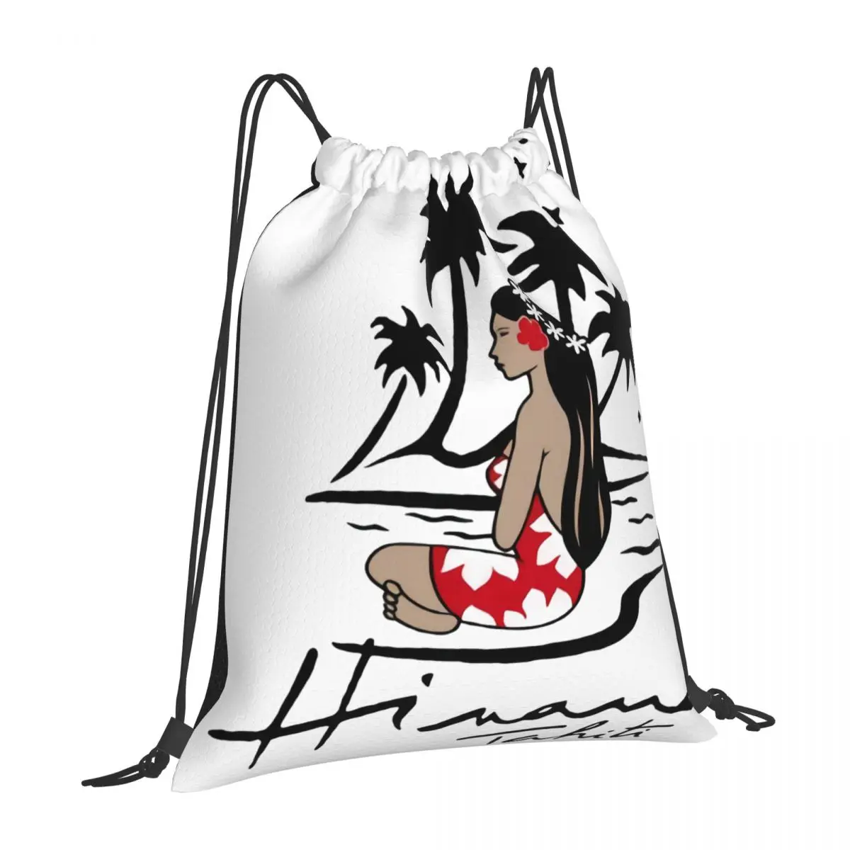 Складной рюкзак на шнурке для девочек стиль O Hinano Таити 2019