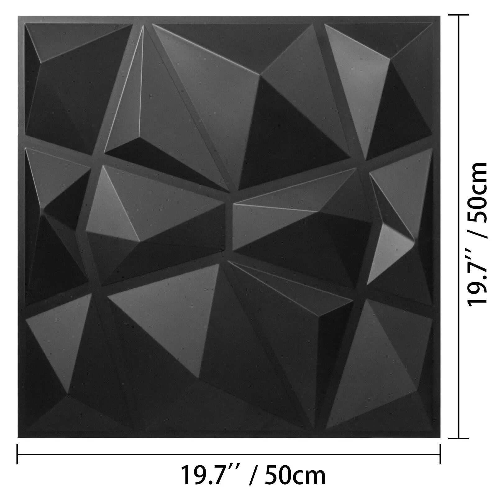 

50x50 см 3D настенная панель самоклеящаяся плитка белая/черная 13 шт. плитка ПВХ настенная декоративная домашняя гостиная кухня ТВ фон