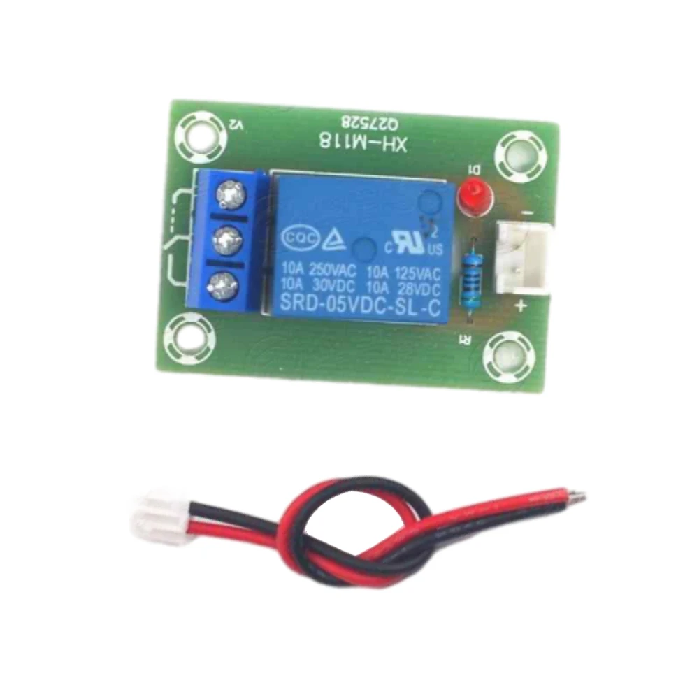 Релейный модуль 1 шт. нормально открытый небольшой питания с кабелем 5 В 12 24
