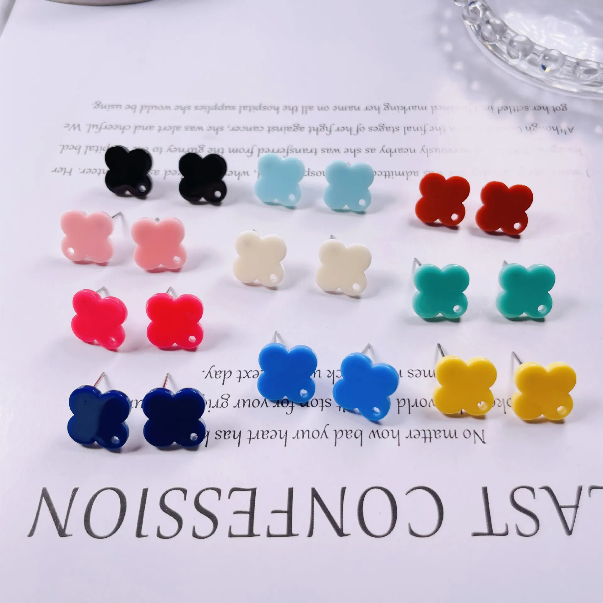 

Основа для сережек из акрила, 10 шт.