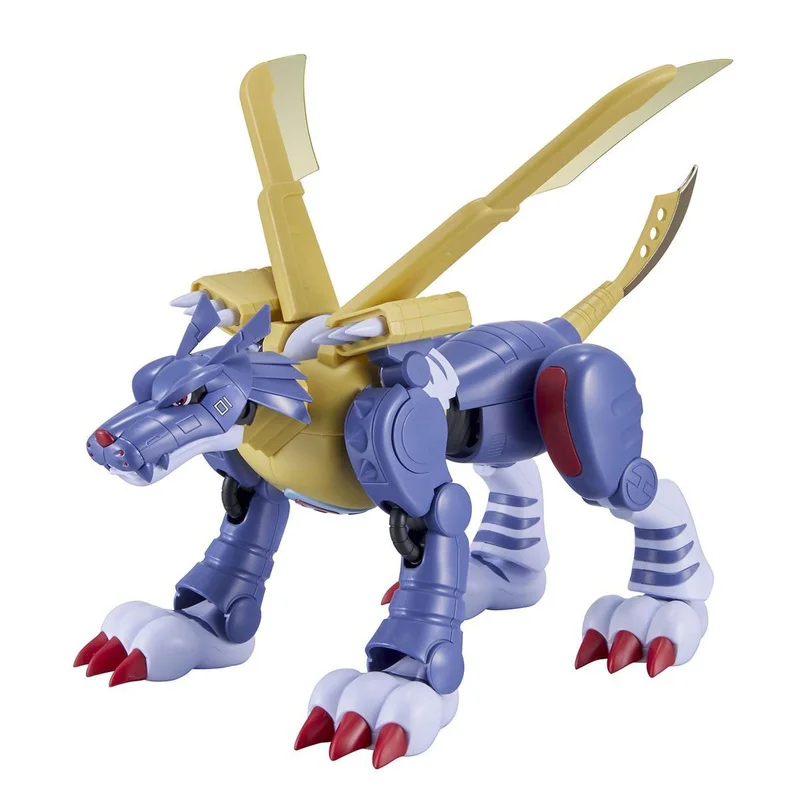 

Новинка, Подлинная фигурка Bandai Rise FRS Digimon, приключения, война, серый, металлический гарумон, пластиковая статуэтка, игрушки