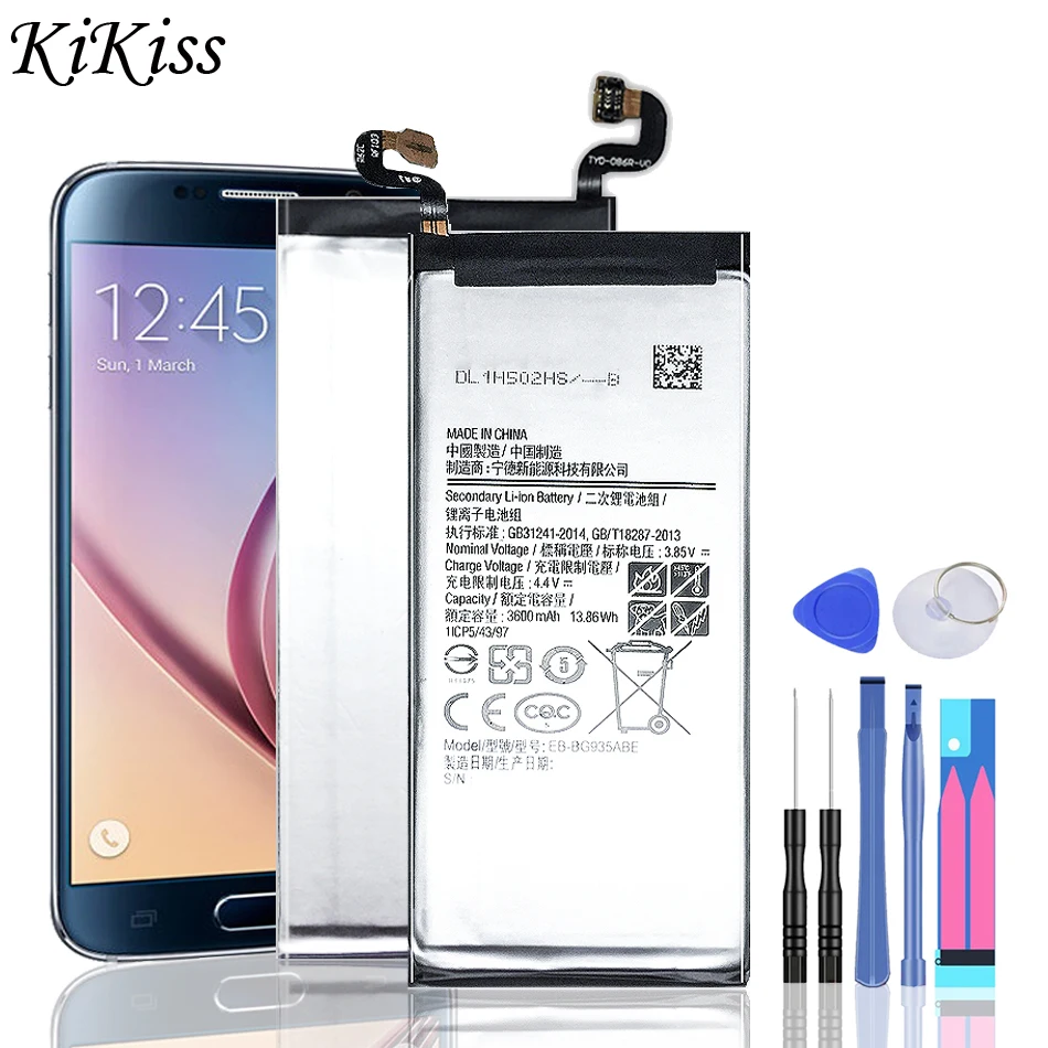 

Для SAMSUNG EB-BG935ABE 3600 мАч аккумулятор для Samsung Galaxy S7 Edge S7Edge SM-G935 G9350 G935F G935FD G935W8 G9350 + Инструменты