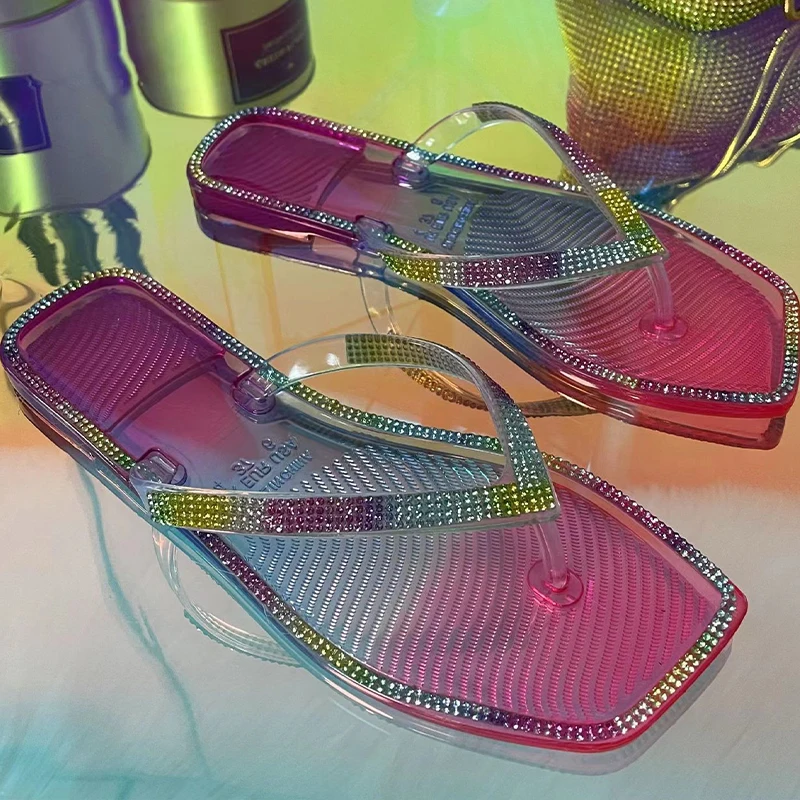 

Summer Flats Flip Flops Women Shoes Trend Thick Slippers 2022 New Rome Beach Sandals Causal Home Ladies Shoes Slides Zapatos