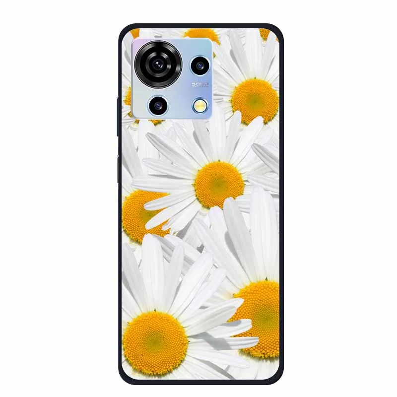 Крутой силиконовый чехол для ZTE Blade V50 Vita модная мягкая задняя крышка с принтом