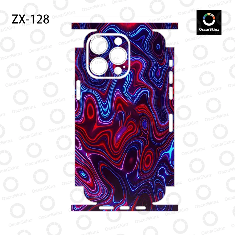 Фото Обертка OscarSkinZ для iPhone 17 16 Pro Max, наклейка 15, 14 Plus, задняя пленка 13 12, мини-защитная наклейка, боковая рамка, задняя защита №1