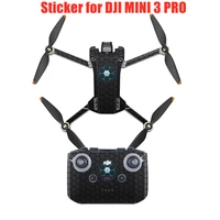 for dji mini 3 pro pvc sticker drone body remote control skin decorative stickers protective film rc n1 accessories