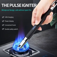 creative metal for aromatherapy candles gas stove usb pulse charging lighter hanging ignition gun igniter cigarette accessories