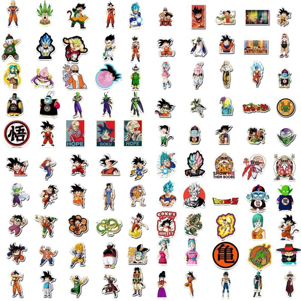 10/30/50/100 шт. аниме Драконий Жемчуг Мультфильм Наклейки S DIY Бутылка для воды на