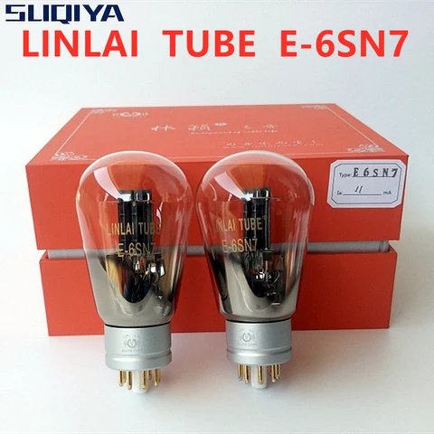 SUQIYA-E-6SN7 LINLAI вакуумная трубка 6SN7 элитная Серия Замена 6SN7/CV181/6N8P/6H8C/5692 заводские испытания и соответствие