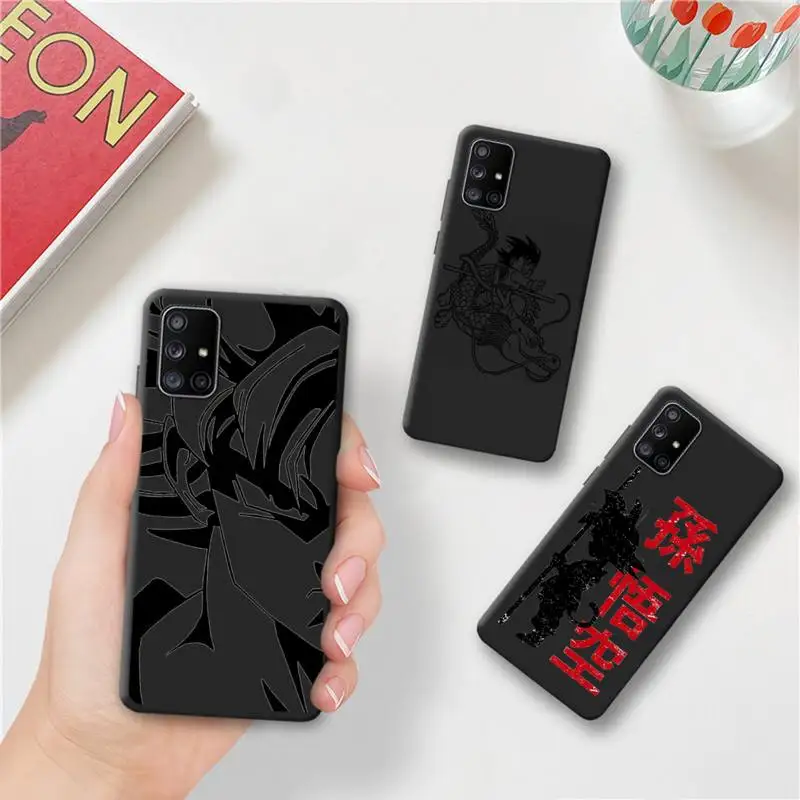 

Anime Dragon Ball Son Goku Phone Case For Samsung Galaxy A52 A21S A02S A12 A31 A81 A10 A30 A32 A50 A80 A71 A51 5G