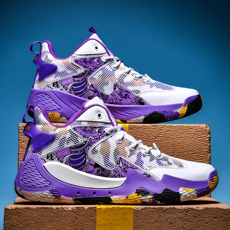 Shop men's basketball shoes, breathable sports shoes, outdoor sports shoes, gym training, athletes women's basketball shoes, men