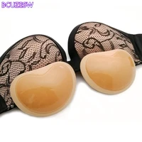 2pcs chest push up sticky bra thicker sponge bra pads breast lift up enhancer silicone removeable inserts swimsuit invisible bra