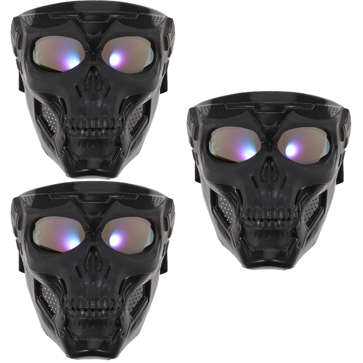 

3 PCS Riding Glasses Cos Mask Goggles Mask Motorcycle Men Cosplay Gear