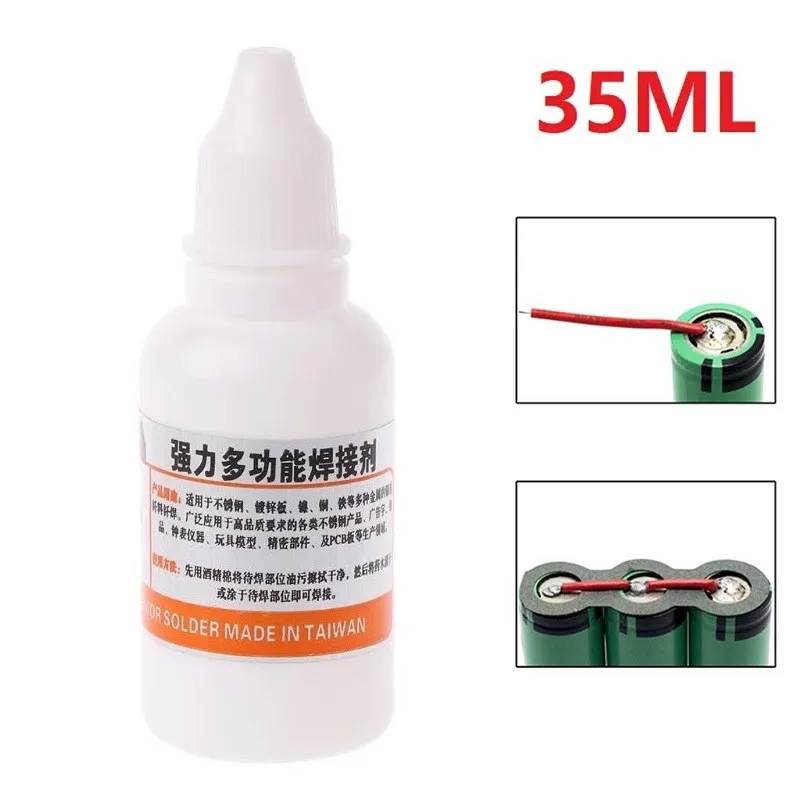 

35ml Stainless Steel Liquid Flux Welding Solder Non-toxic Copper HWY-800 Paste Flux Liquid Solder Water Liquid Solders Weld Tool