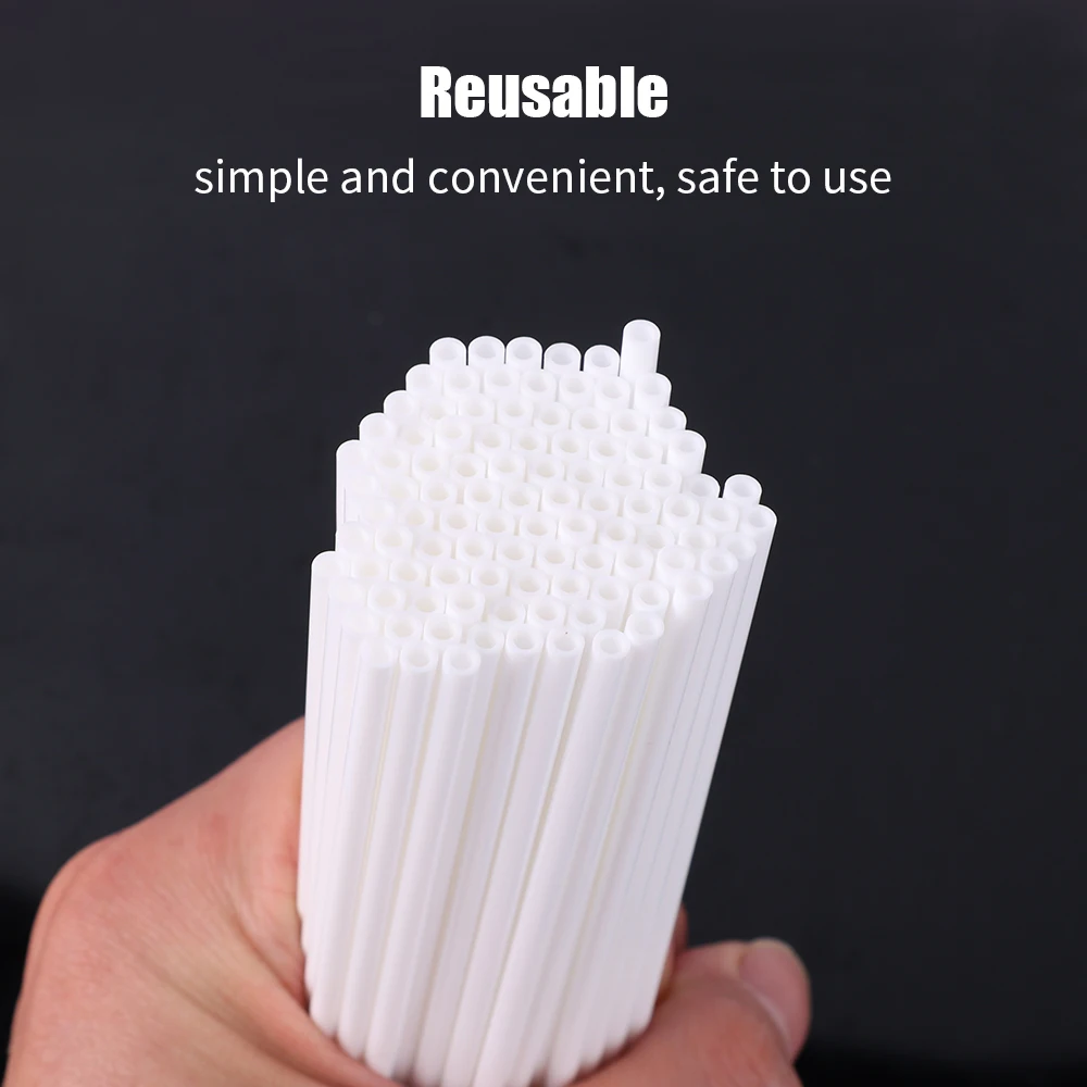 100 шт. Пластиковые палочки для леденцов и тортов, непригодные к повторному использованию, для конфетных леденцов, безопасного пищевого класса, шоколадных инструментов.