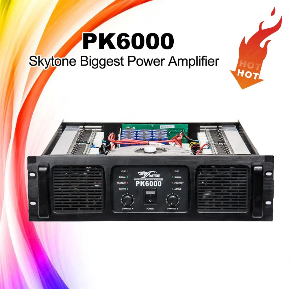 

PK6000 2CH Amazing Power Amplifier, Excellent Professional Sound Equipment