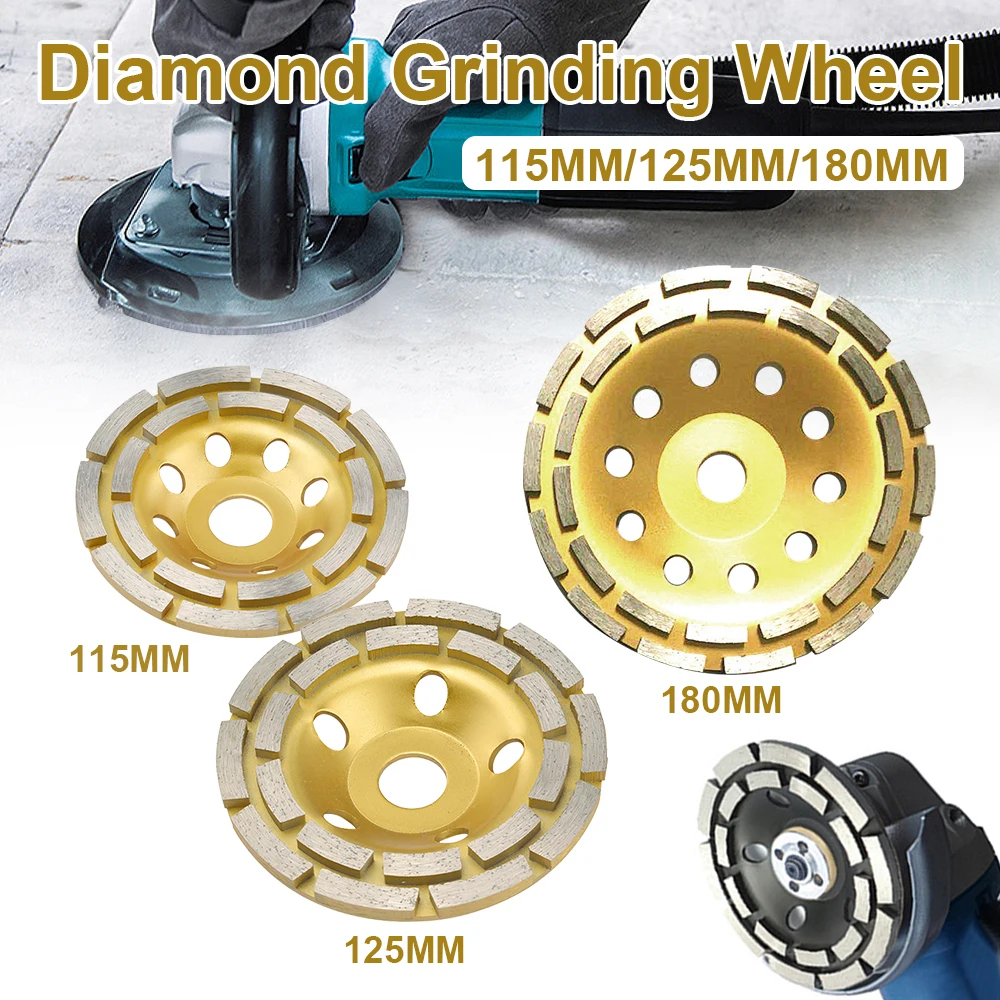 

115/125 /180mm Diamond Grinding Segment Wheel Cup Disc Concrete Tool Wheel Metalworking Cutting Saw Blade Polishing Pad