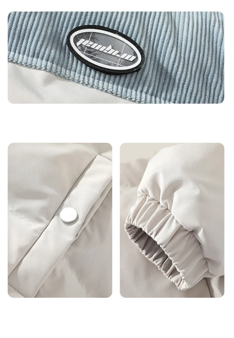 Men's Parka 2022 Winter New Men's Japanese Retro Thickened Oversized Warm Plus Size Jacket Tide Brand Couple Coat