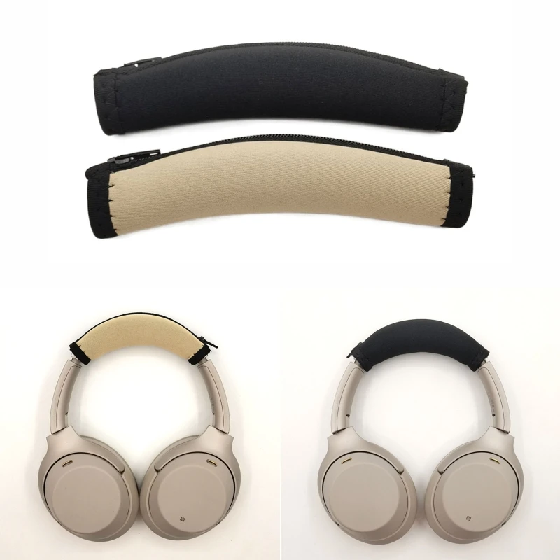 

Replacement Head Beam Repairing Covers Compatible for 1000XM2 1000XM3 Headphone Zipper Loop Covers Protectors Headband
