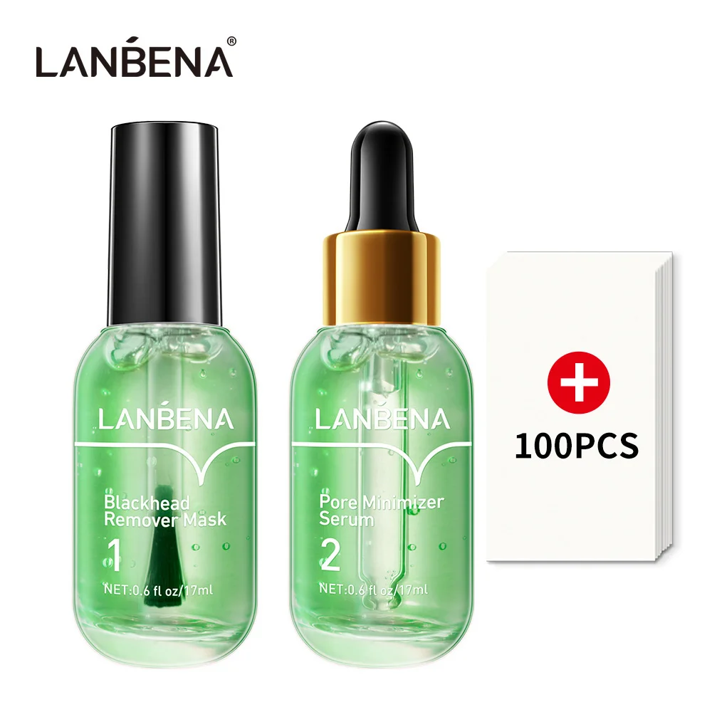 

Средство для удаления черных точек LANBENA, маски для носа, уход за лицом, сыворотка для сужения пор, лечение сужения пор, эссенция для сужения пор, красота лица, уход за кожей