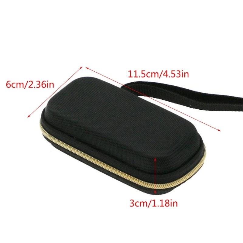 Черный футляр для переноски жесткого футляра защиты электроники диктофона