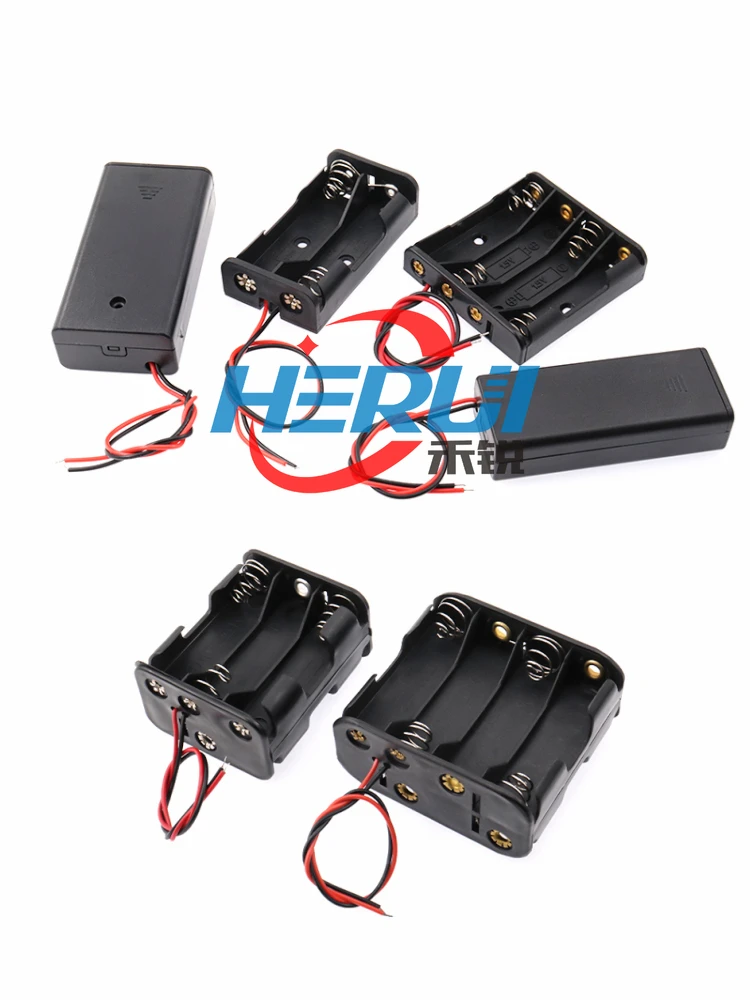 Аккумуляторный ящик No 5 нет. 7 с переключателем крышки провода 18650 держатель