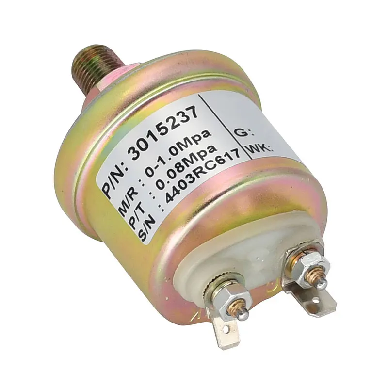 

3015237 Double Connector Oil Pressure Sensor Compatible with Cummins Generator Diesel Engine M11 K38 K50 V28 NTA855