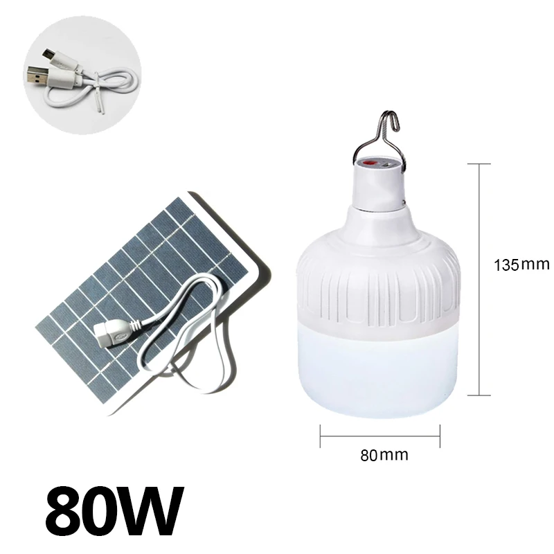 

Солнечный портативный фонарь USB rechargeable