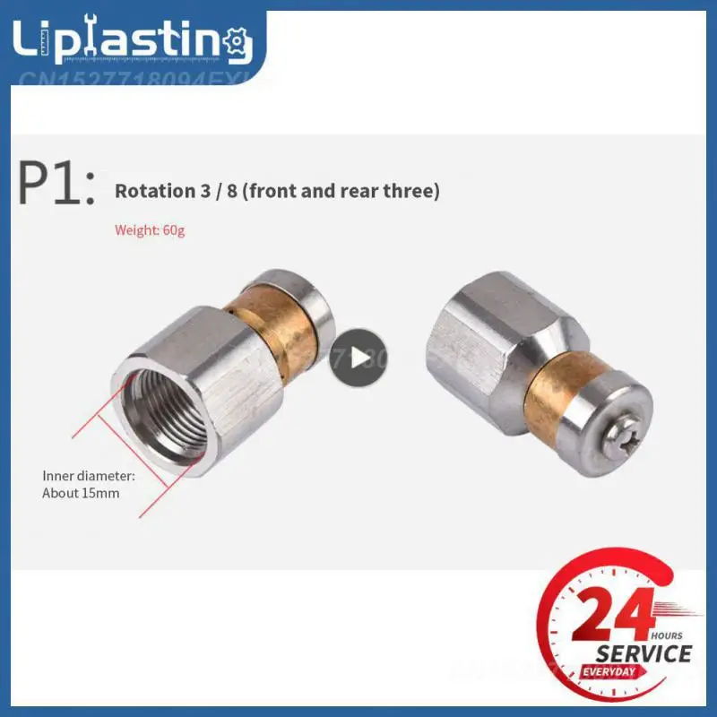 

Replacement Dredging Rotating Rat Head Front And Rear Three/six Wire Pipe Special Rotation Ball Joint Accessories Tools Portable