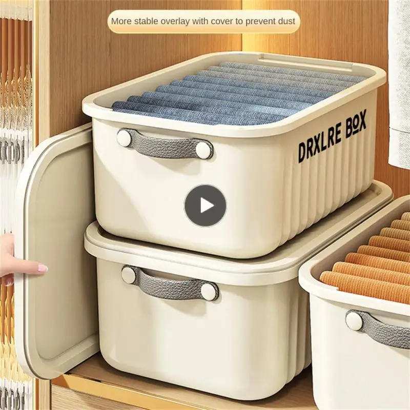 

Increase Capacity Plastic Box With Cover No Odor Dustproof With Cover Storage Box With Lid 1 Pack Storage Box Home Supplies
