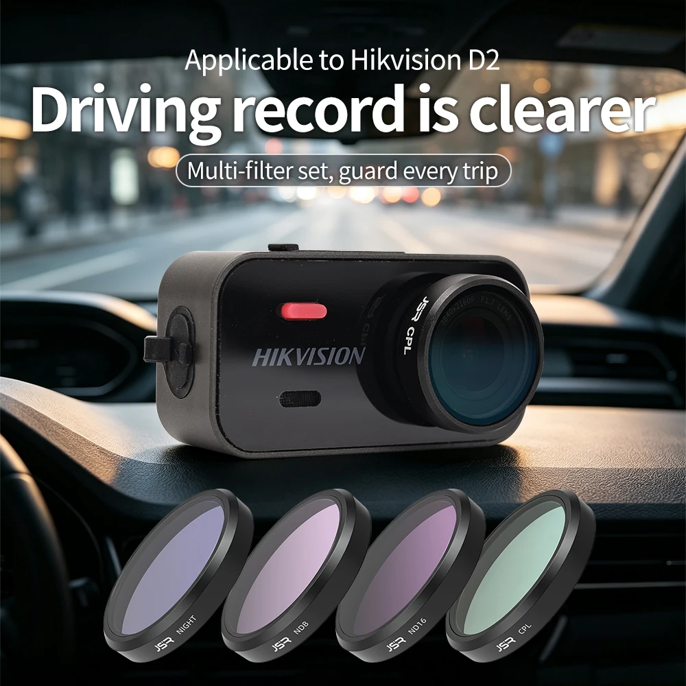 Фото Подходит для фильтра Hikvision D2, поляризационного CPL-фильтра, ND-фильтра, антибликовых аксессуаров для видеорегистраторов. №2