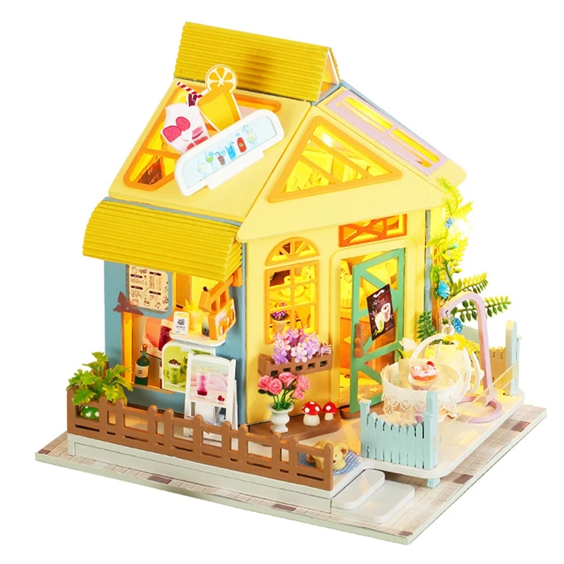 

Mini Kit House Mini Kit Large DIY Doll House Kit House Building Kit Lemon Fun