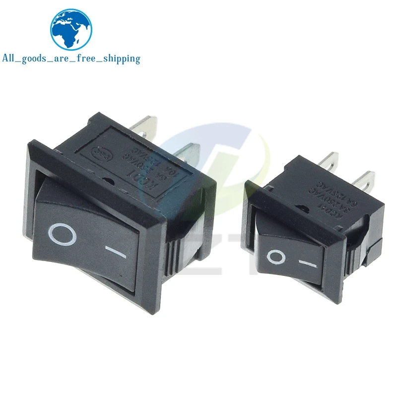 Фото KCD11-101 3A/6A 250V 6A/10A 125V 10*15mm 21*15mm SPST 2PIN ON/OFF G130 Кулисный переключатель для лодки Приборная панель автомобиля Грузовик Переключатель KCD1 №3