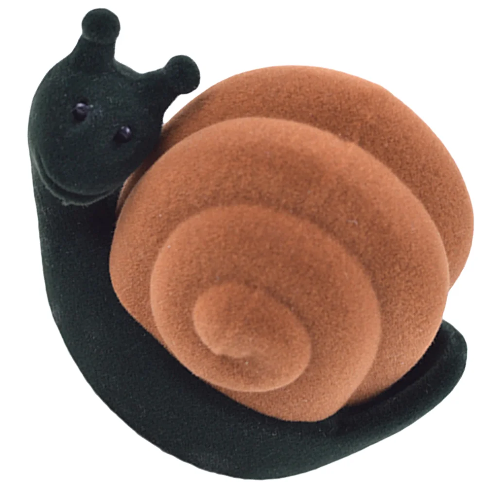 

Snail Shape Jewelry Storage Box ring Storage Organizer for Engagement Anniversary