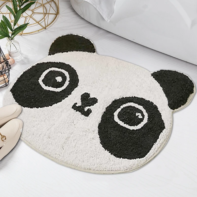 Симпатичный дневной коврик для ванной Нескользящий Впитывающий Коврик белые и