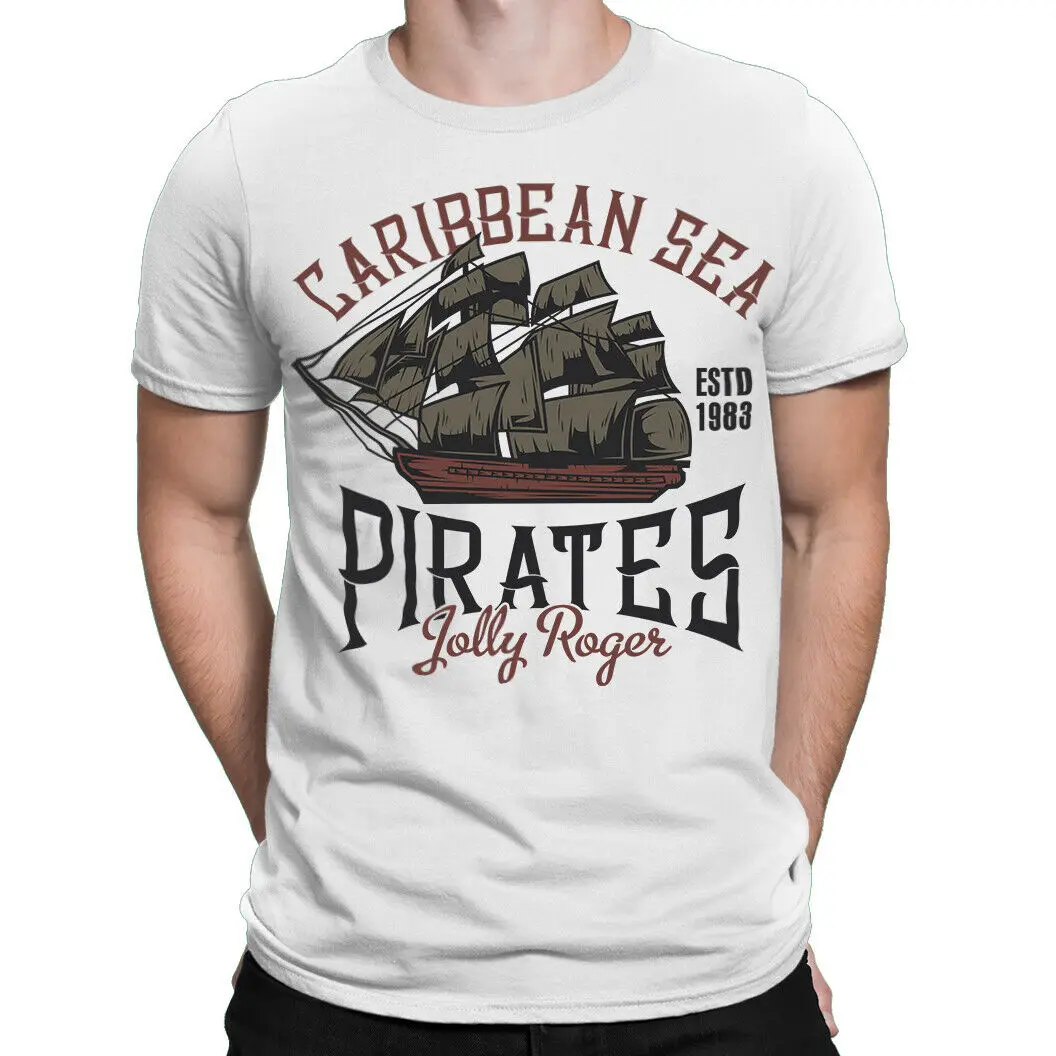 Мужская футболка с длинным или коротким рукавом Пираты