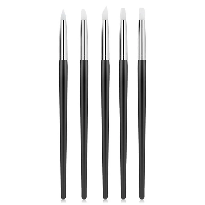 

5 шт. зубные смоляные кисти, ручки для формирования зубов, силиконовый зубной инструмент для клея, композитный цемент, фарфоровые зубные инс...