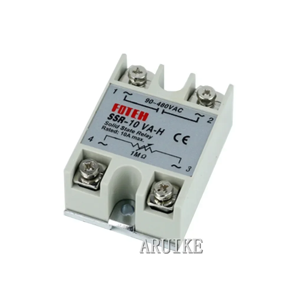 Реле SSR 10VA 25VA 40VA 60VA Регулятор сопротивления однофазный твердотельный SSR-25VA-H/10VA-H