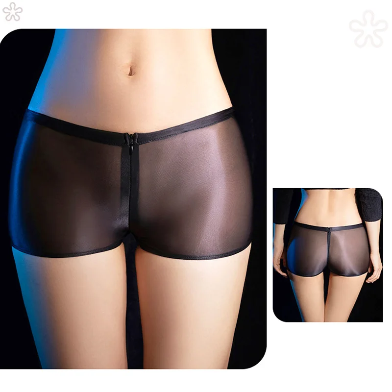 

Женские блестящие трусики с открытой промежностью, Прозрачное нижнее белье с низкой посадкой