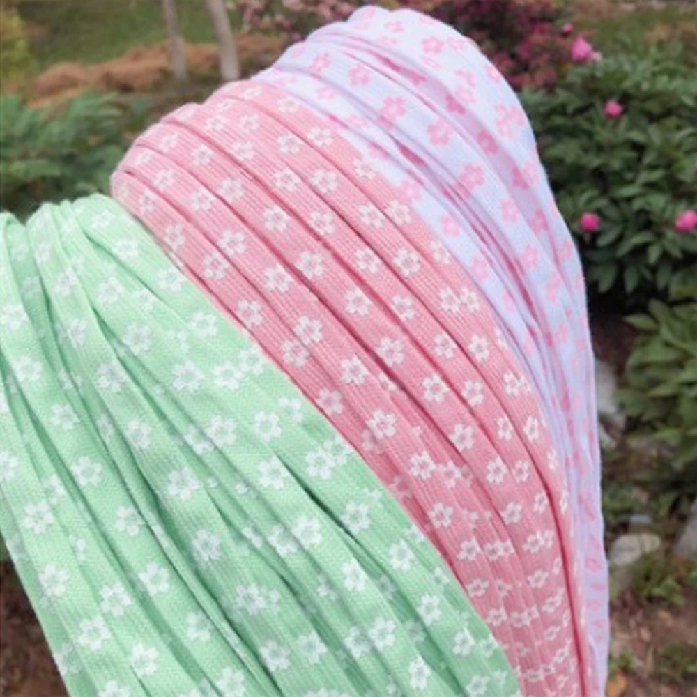 Original Multi-style Cherry Tie Dye Printin Blossom Pink Shoelace Female Flower Sneaker Woman Lace Of Lace White Female Shoelace