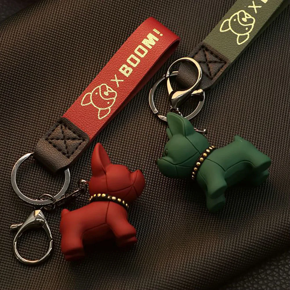 

Resin Keychain Men Cartoon Animal Puppy Shiba Inu Doll Fashion School Bag Pendant Ins Cool Style Lovers‘ Birthday Gift Key Ring