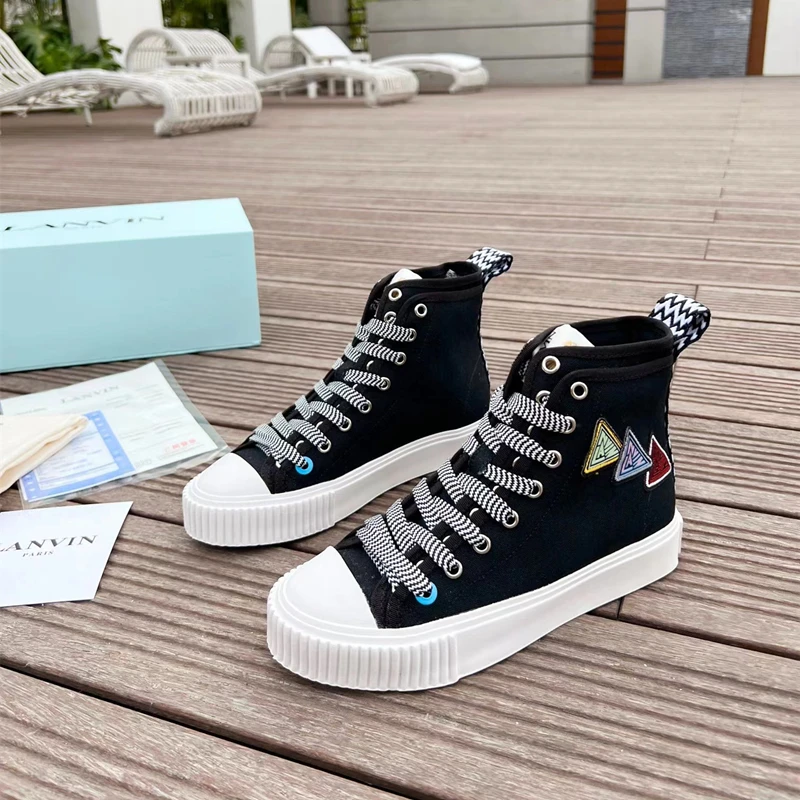 

2022 Summer Fashion Brand New Men's Sneakers Anti-skid High-top Couple Breathable Man Same Sneakers For Lovers