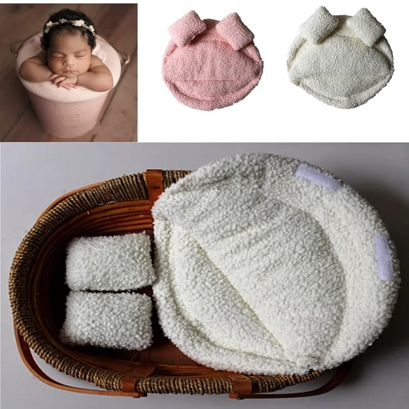 Newborn Baby Photography Props Posing Pillow Basket Filler Photo Prop Cushion Blanket Backdrops