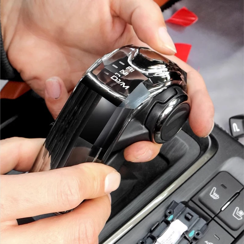 Фото Для Haval H9 II 2024 2025 2-го поколения: хрустальная ручка переключения передач с подсветкой, рычаг КПП, аксессуары для авто №4