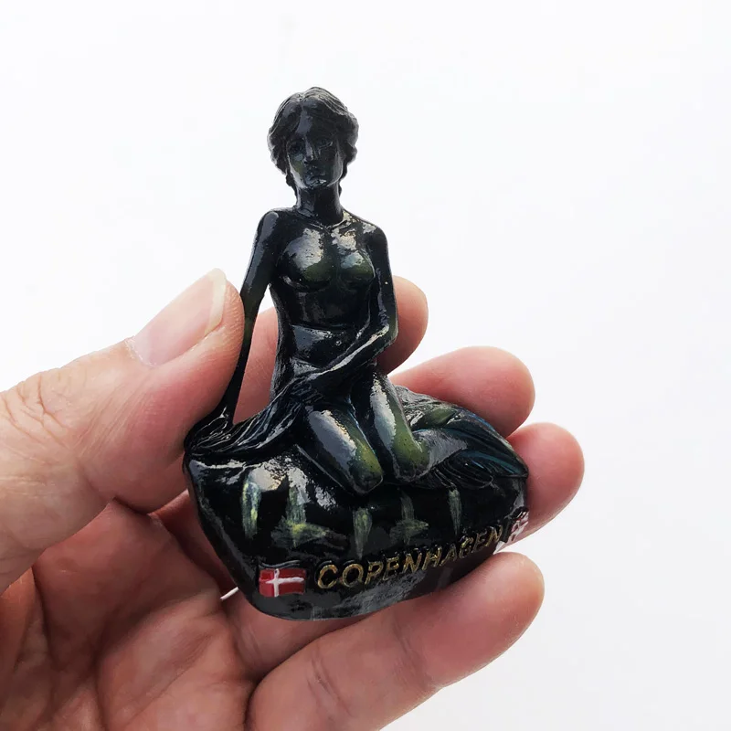 Дания путешествующие магниты для холодильника Домашний декор Туристические сувениры Наклейки на магнитную доску Магнитные подарки.