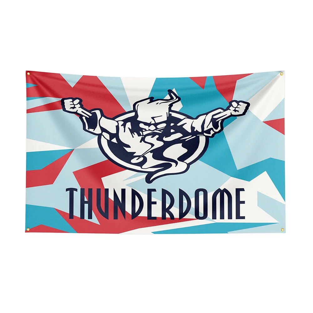 

90x150cm Thunderdomes Flag Polyester Printed Music Banner For Decor